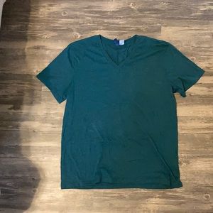 Men’s DIVIDED Green V Neck